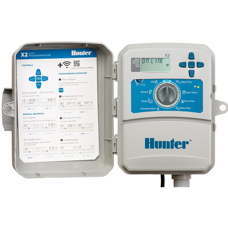 美国亨特Hunter自动灌溉控制器浇水定时器